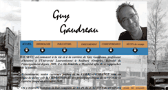 Desktop Screenshot of guygaudreau.com